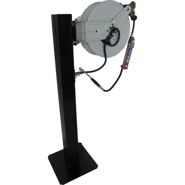 GT-FCAIRKITA - Air Stand Kit with 18M RAASM Steel Retractable Hose Reel and PCL Handheld Tyre Inflator – 1.2M High