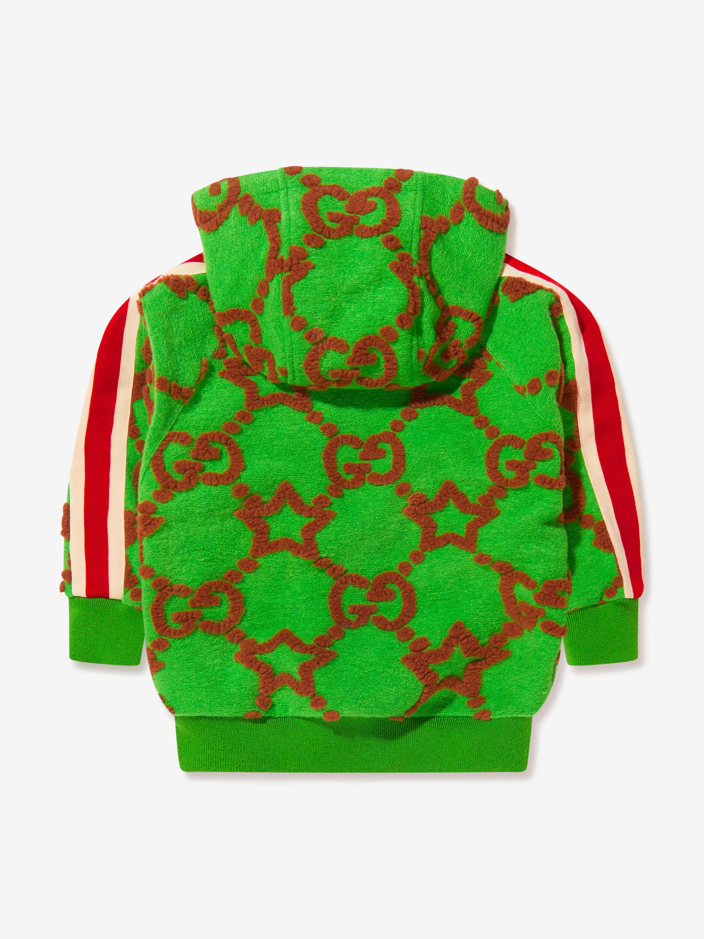 Gucci Boys Wool GG And Star Jacquard Hoodie