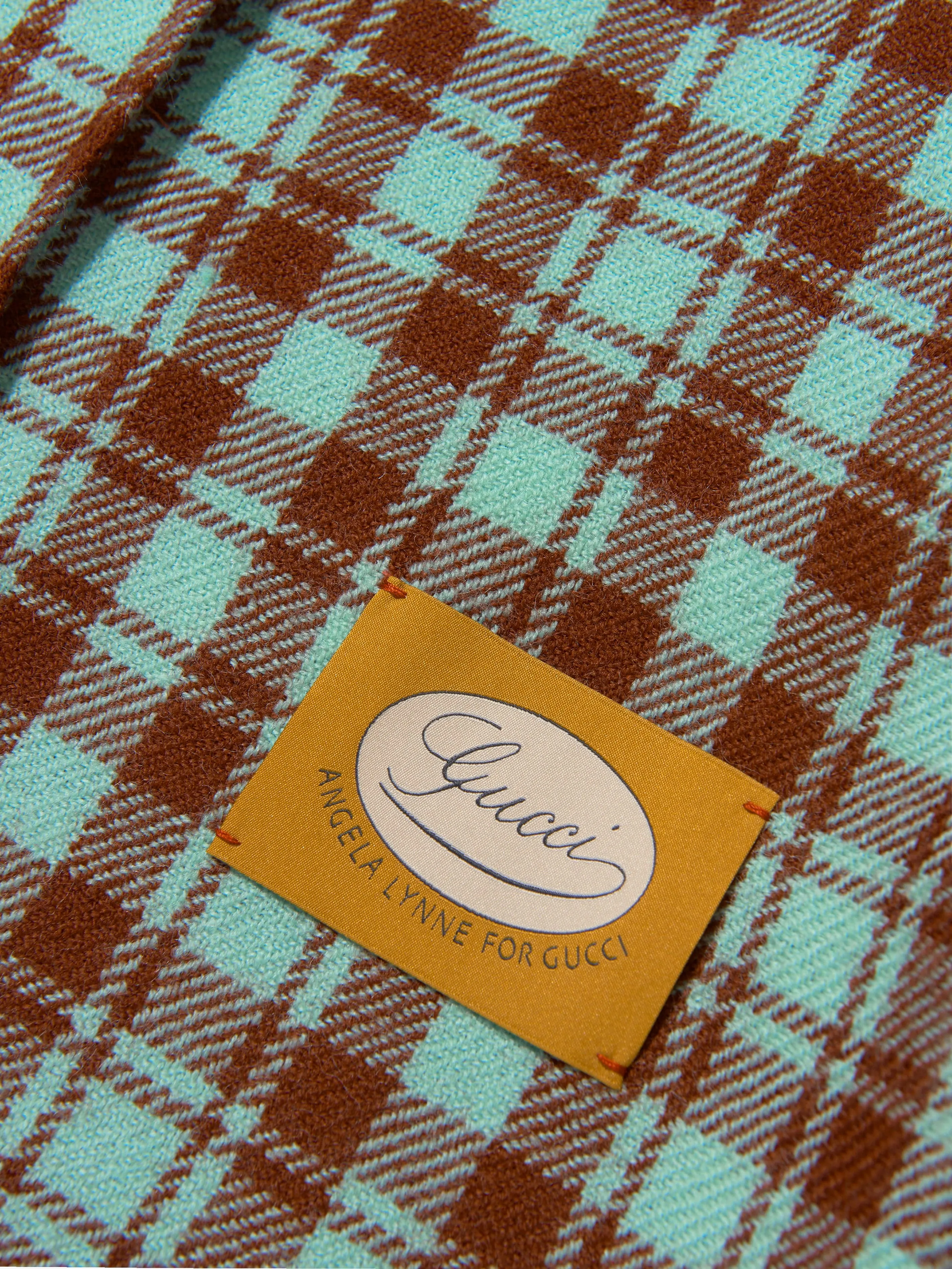 Gucci Boys Wool Tartan Shirt