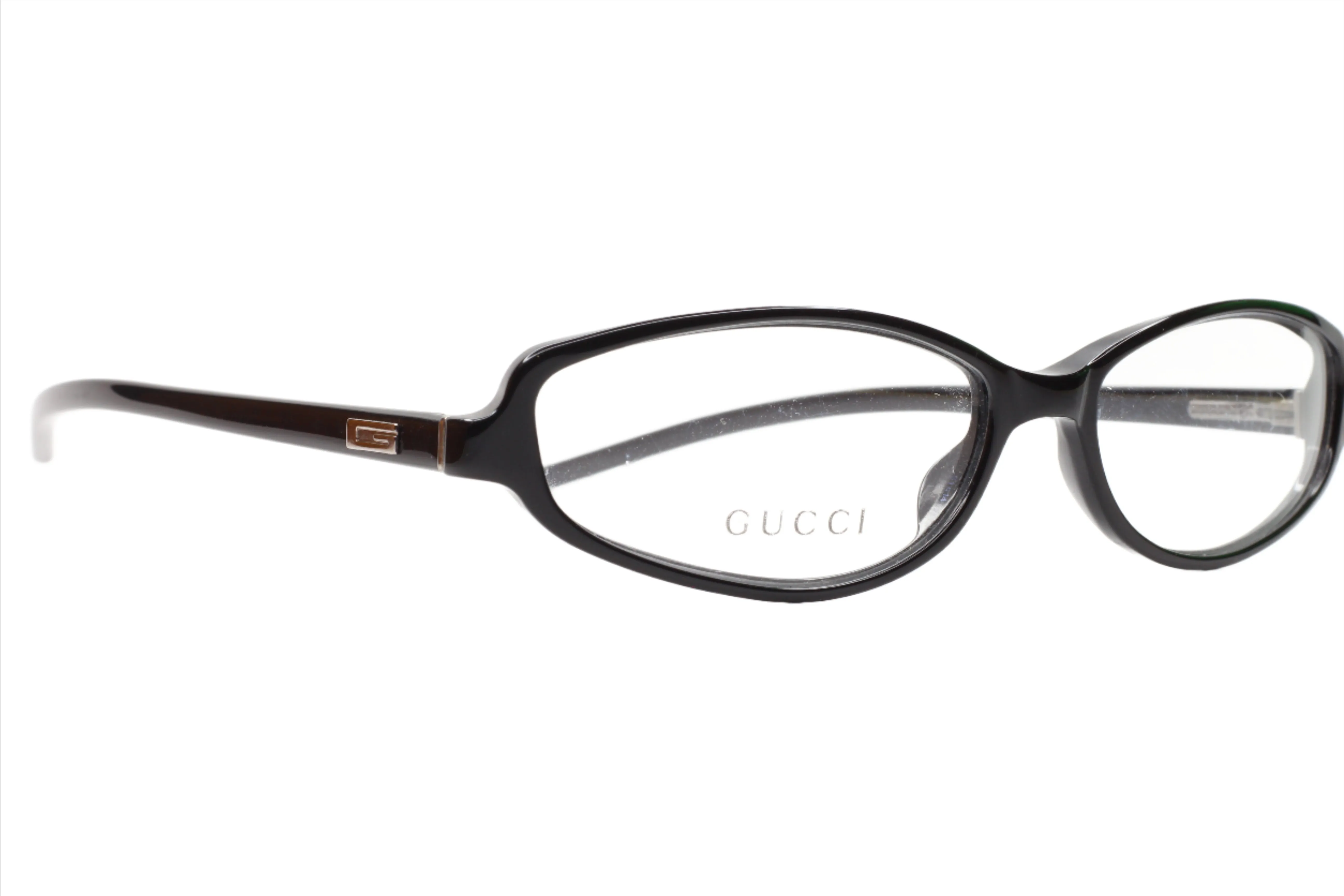Gucci GG2542 807 Polished Black Vintage Luxury Eyeglasses