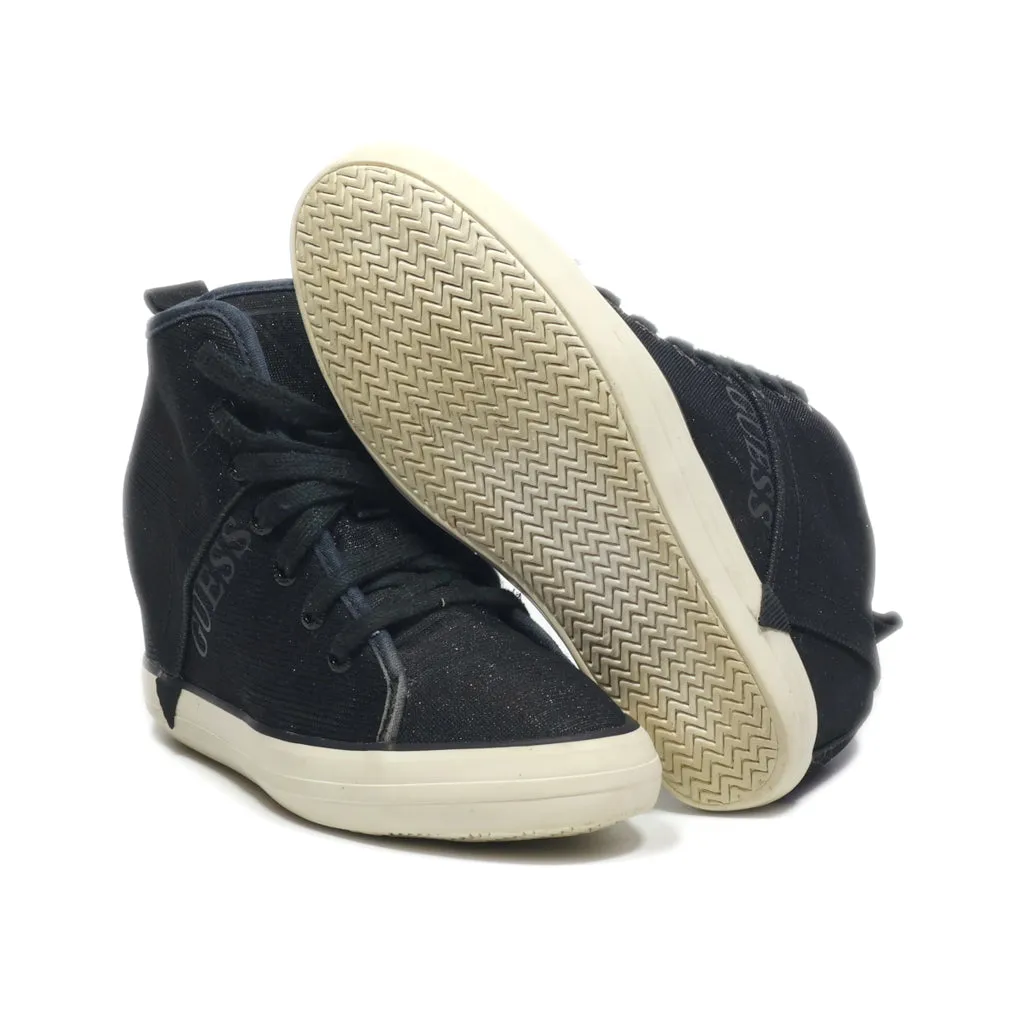 Guess Ankle Boots Fabric Black Colour For Kids