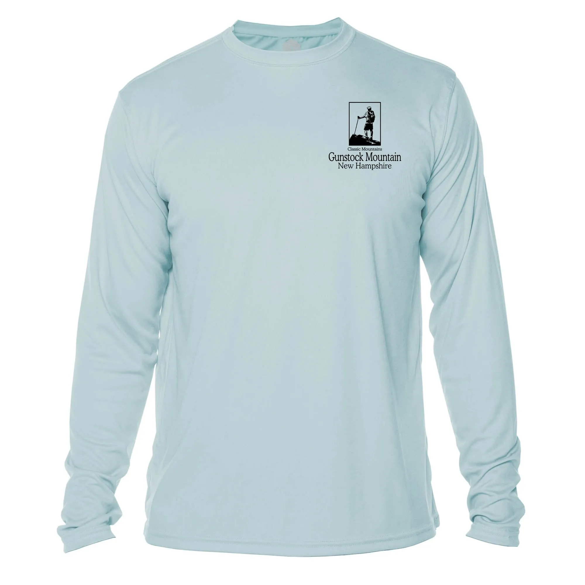 Gunstock Mountain Classic Mountain Long Sleeve Microfiber Men's T-Shirt