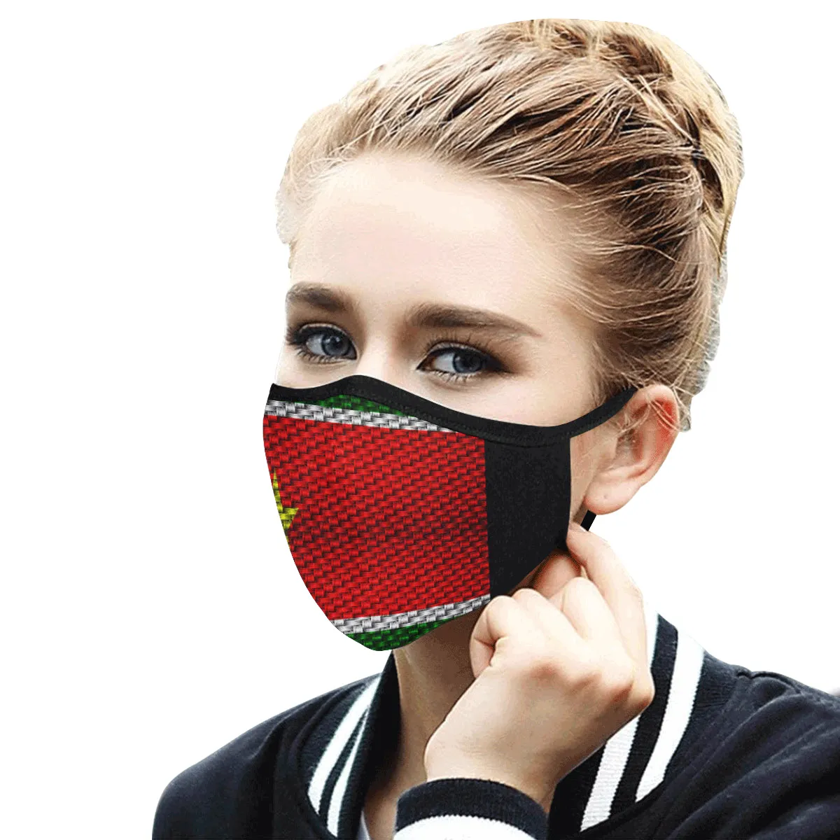 GWADA FLAG Mouth Mask in One Piece (2 Filters Included)