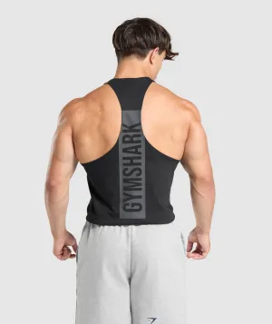 Gymshark Bold Stringer - Black