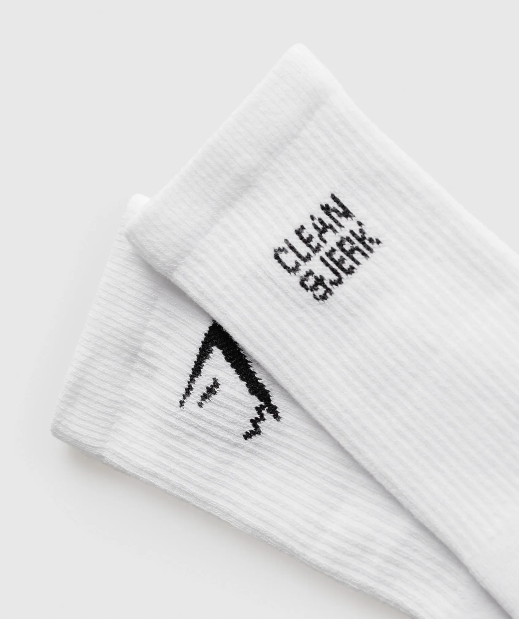 Gymshark Graphic Weightlifting Crew Single - White