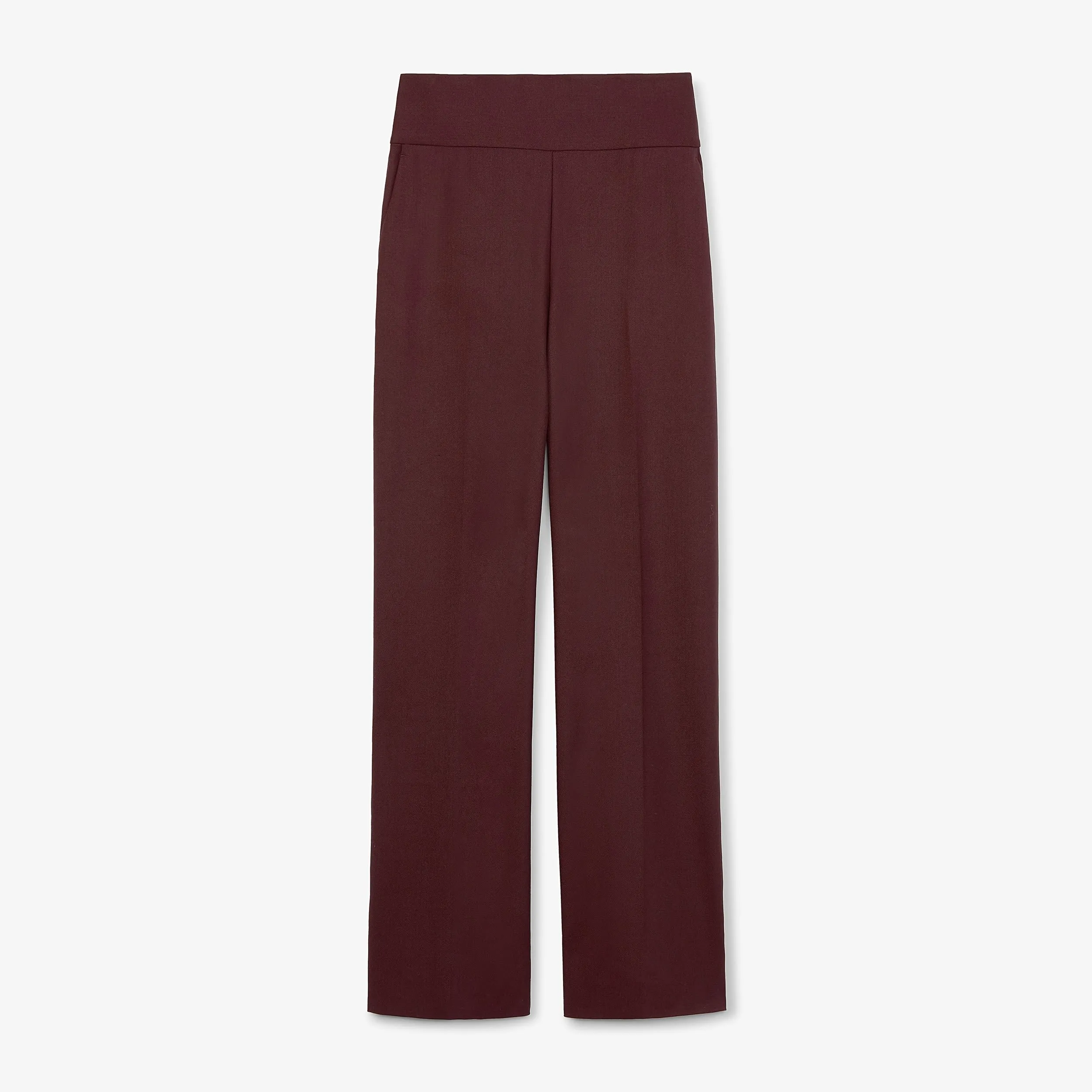 Hadley Pant - Sharkskin :: Garnet
