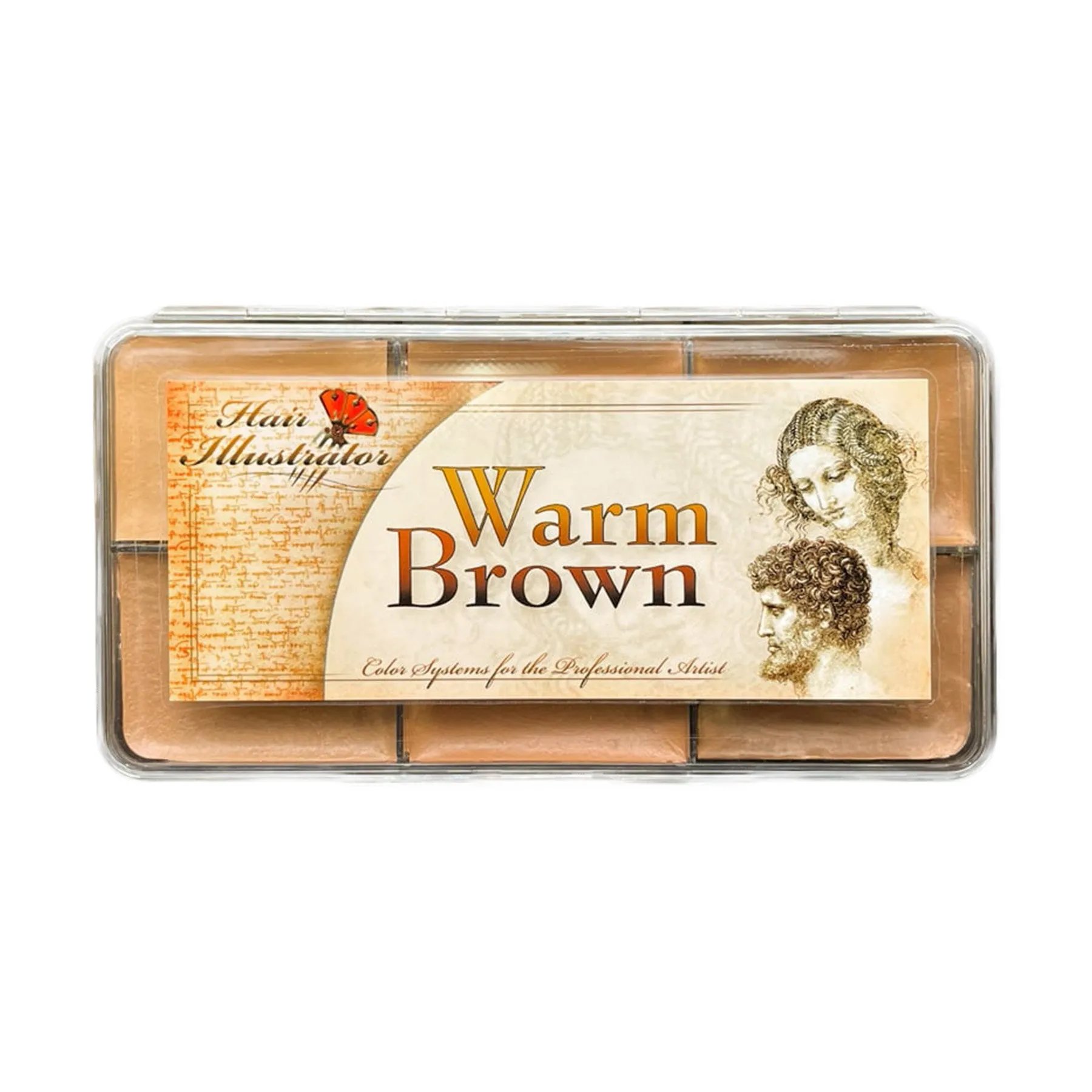 HAIR ILLUSTRATOR PALETTE - WARM BROWN