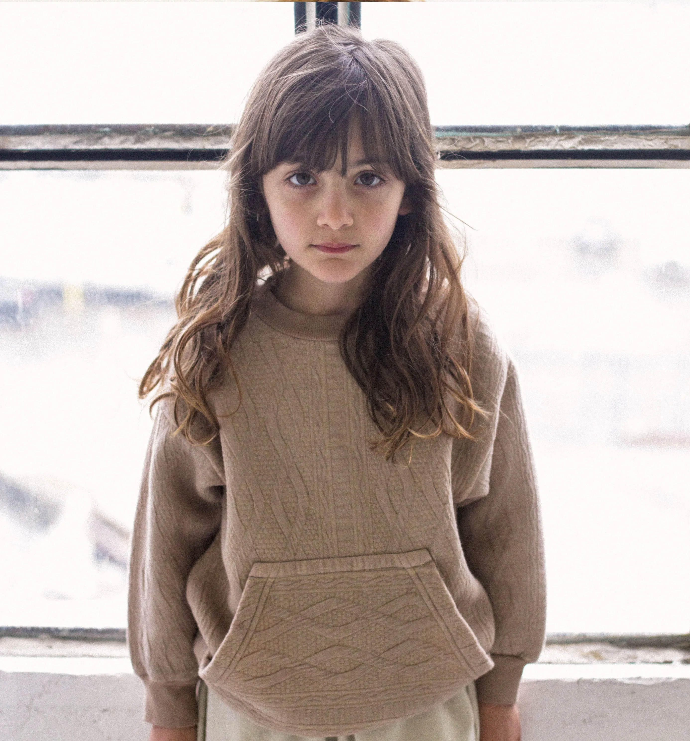 Halo Pocket Pullover ~ Contrast Cable