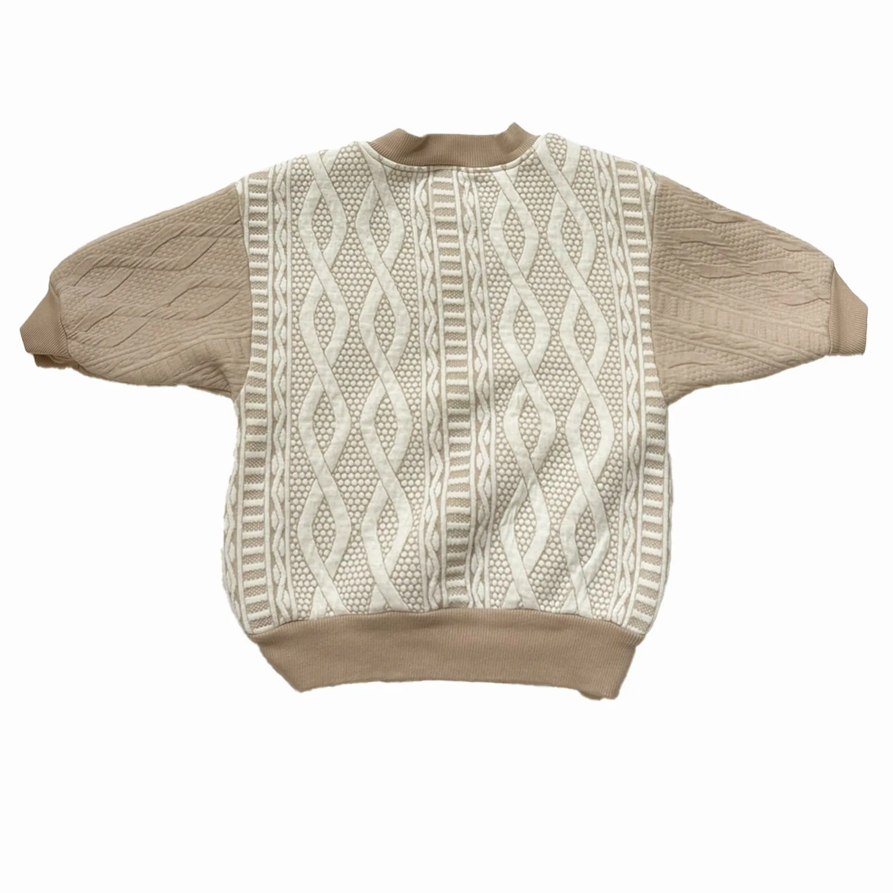 Halo Pocket Pullover ~ Contrast Cable