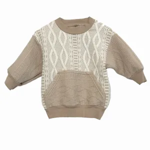 Halo Pocket Pullover ~ Contrast Cable