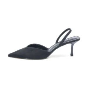 H&M High-Heel Shoes Suede Black Colour For Women