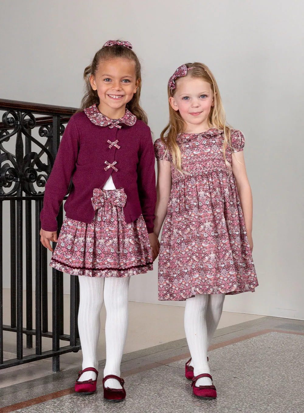 Hampton Classics Lana Party Shoes in Burgundy Velvet