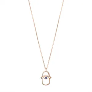 Hamsa İnce Zincir Kolye