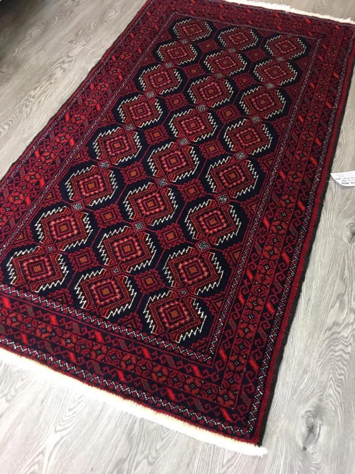 HAND KNOTTED PERSIAN RUG BALOUCH 187X105 CM