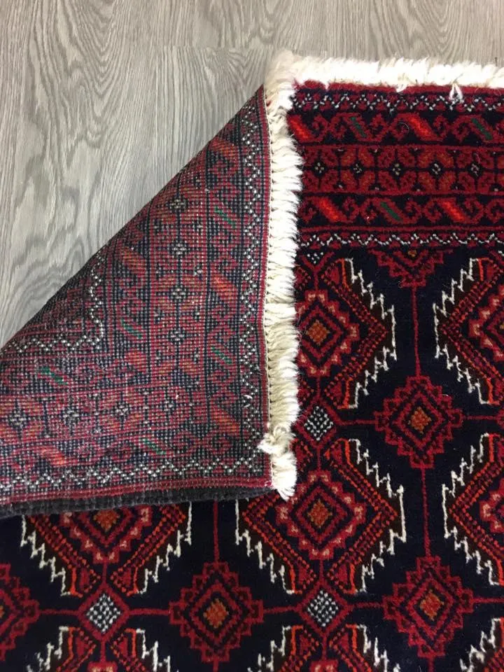 HAND KNOTTED PERSIAN RUG BALOUCH 187X105 CM