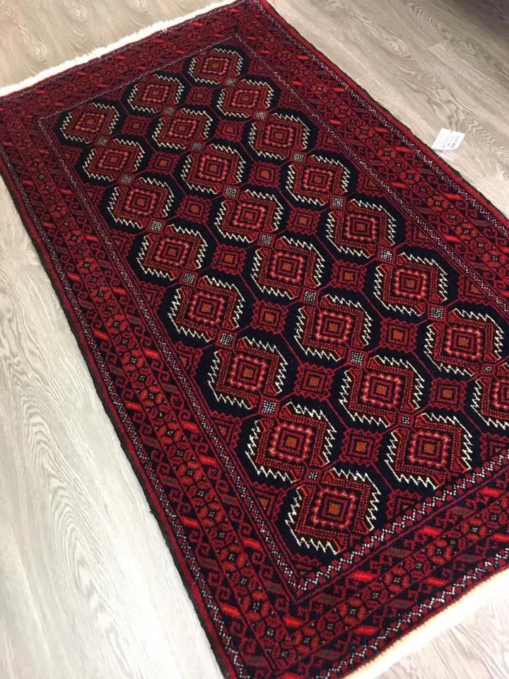 HAND KNOTTED PERSIAN RUG BALOUCH 187X105 CM