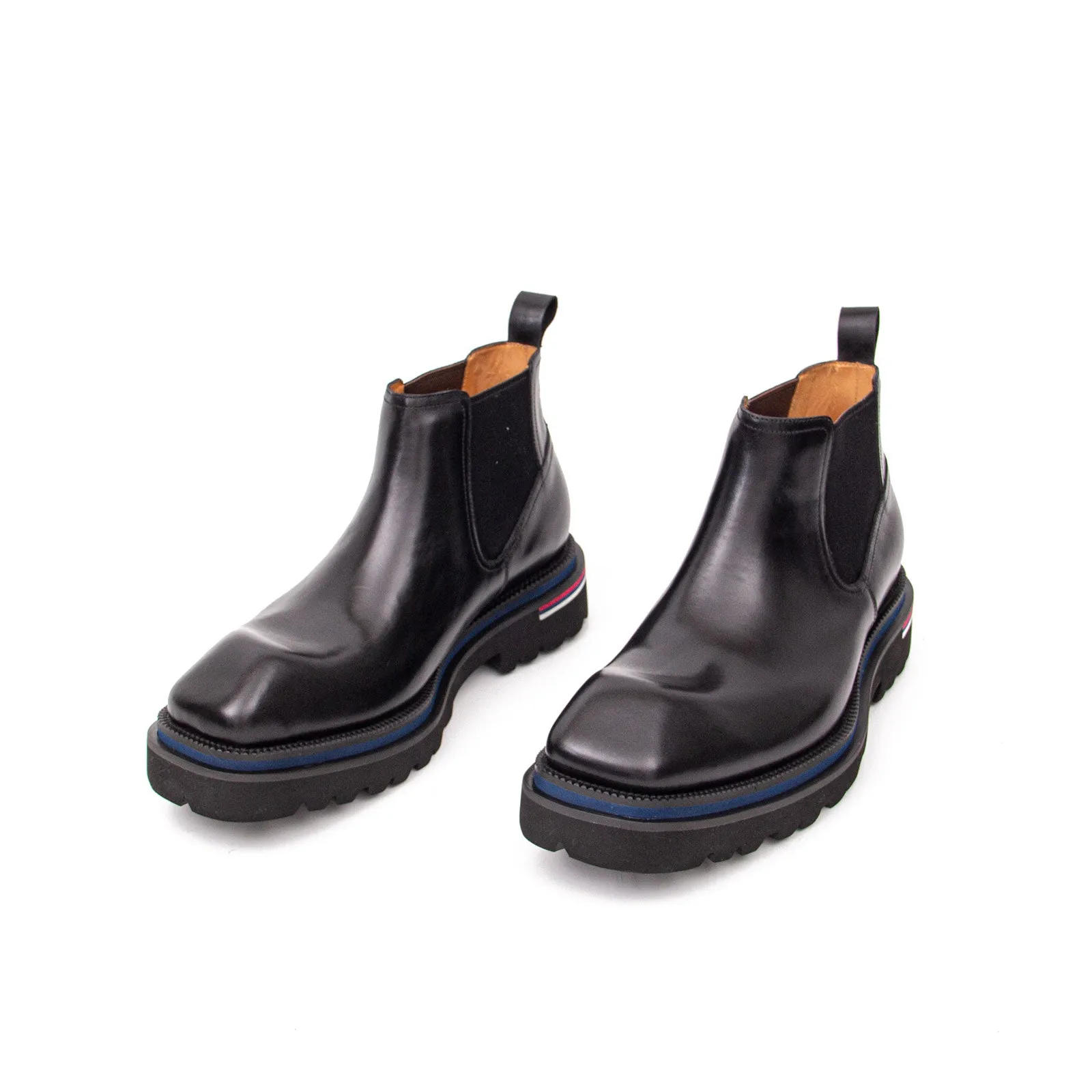 Handmade black calfskin Chelsea boots
