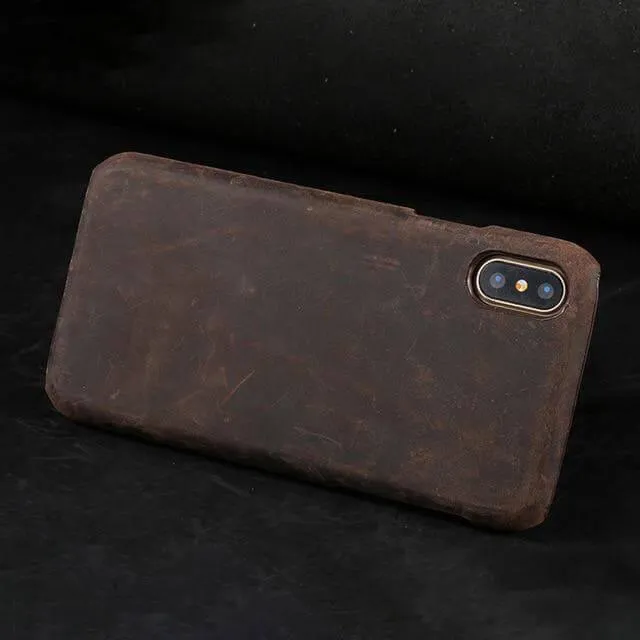 Handmade Luxury Genuine Leather Iphone Case