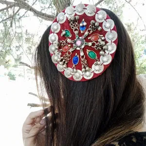 Handmade Red Ertugrul Inspired Hair Clip