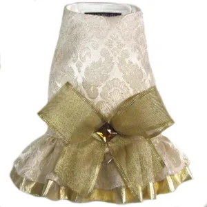 Hannah Gold Dog Harness Dress