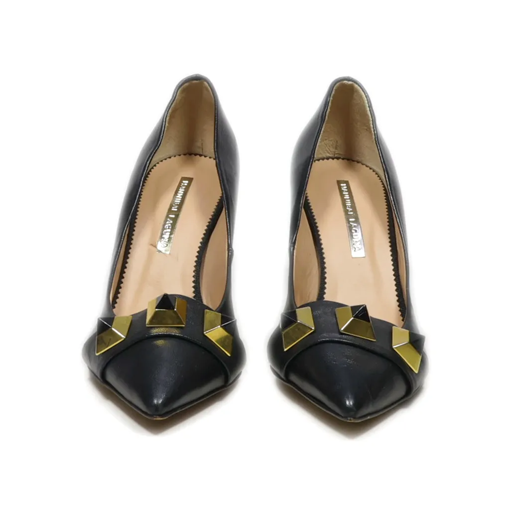 Hannibal Laguna High-Heel Shoes Leather Black Colour For Women