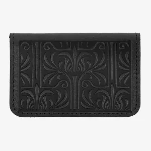 HAPPY EXTRA Mini Wallet, Art Nouveau Lattice in Black