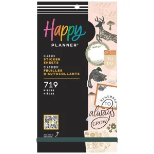 Happy Planner Classic Sticker Value Pack 30/Sheets Wild Woods