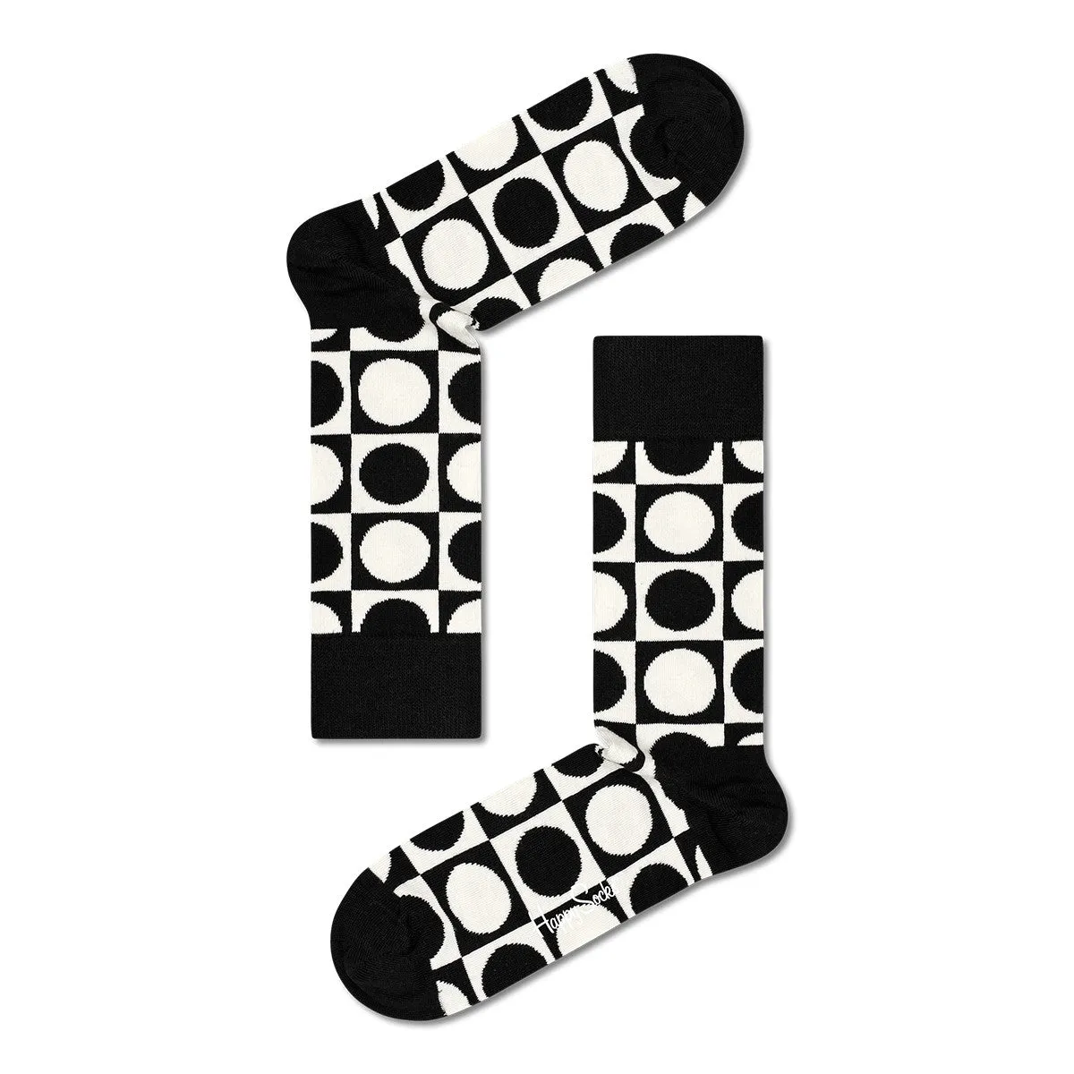 Happy Socks: Gift Set Black & White 4pk ML
