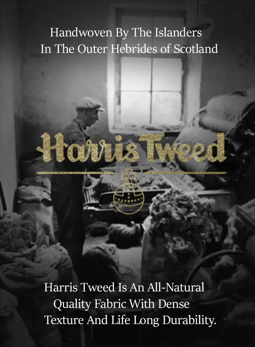 Harris Tweed Barley Blue Pants