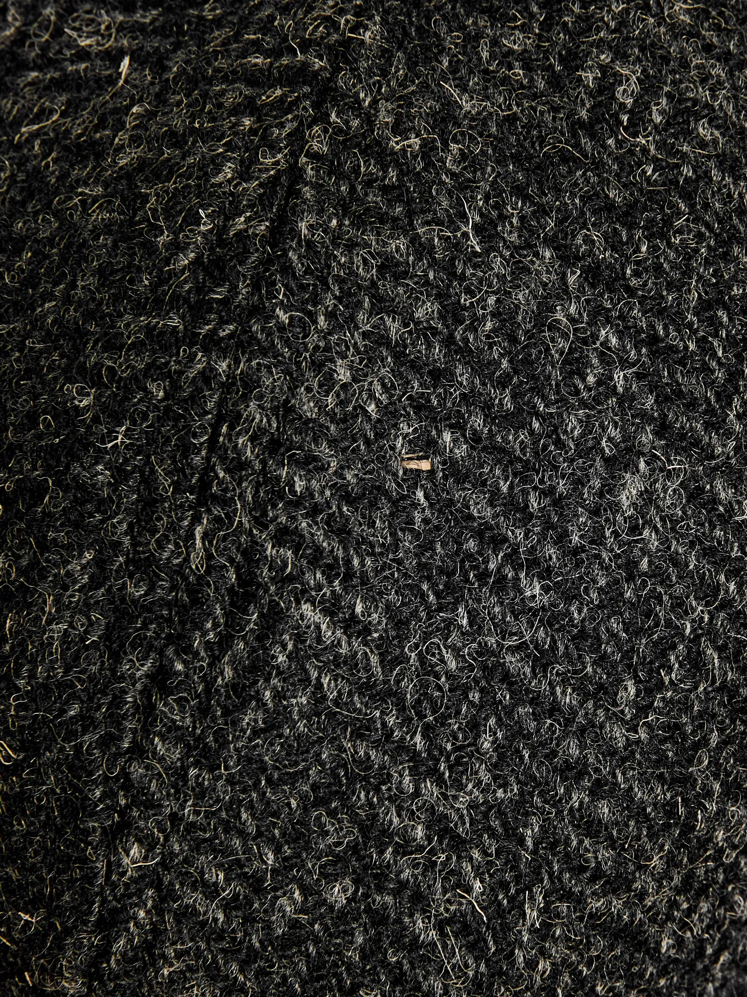Harris Tweed Bucket Hat in Black