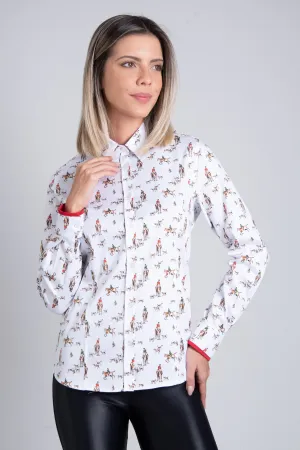 Hartwell Layla Ladies Hunting Print Shirt