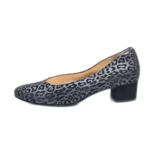 Hassia Mid-Heel Shoes Leather Black Colour For Women