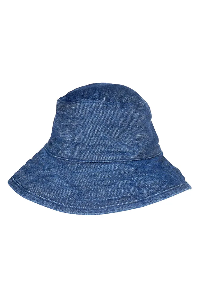 Hat Attack Cotton Bucket Hat - Dark Denim