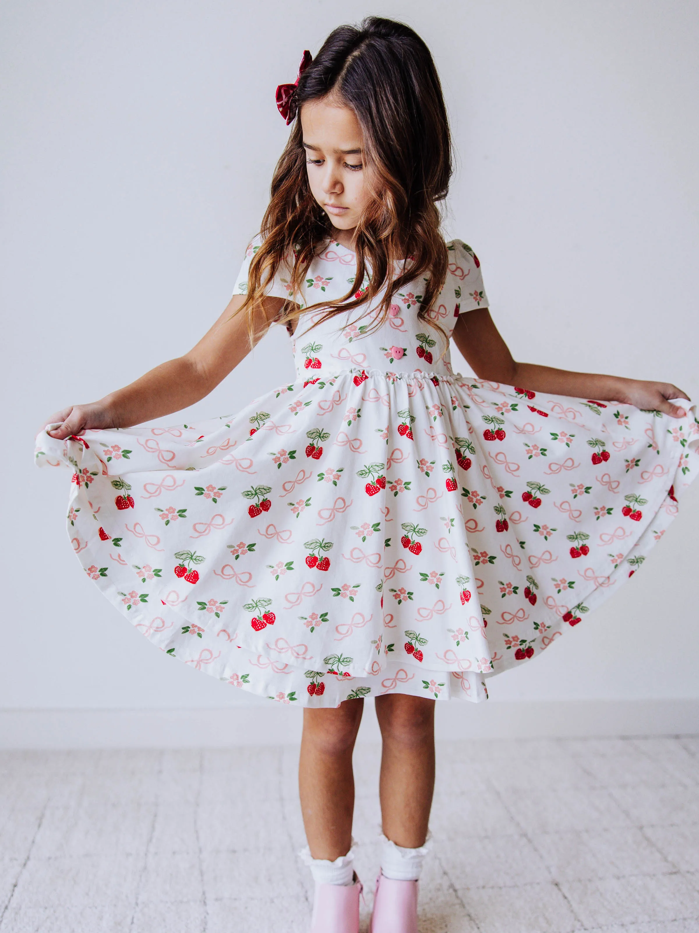 Hazel Dress - Sweet Berry Bows
