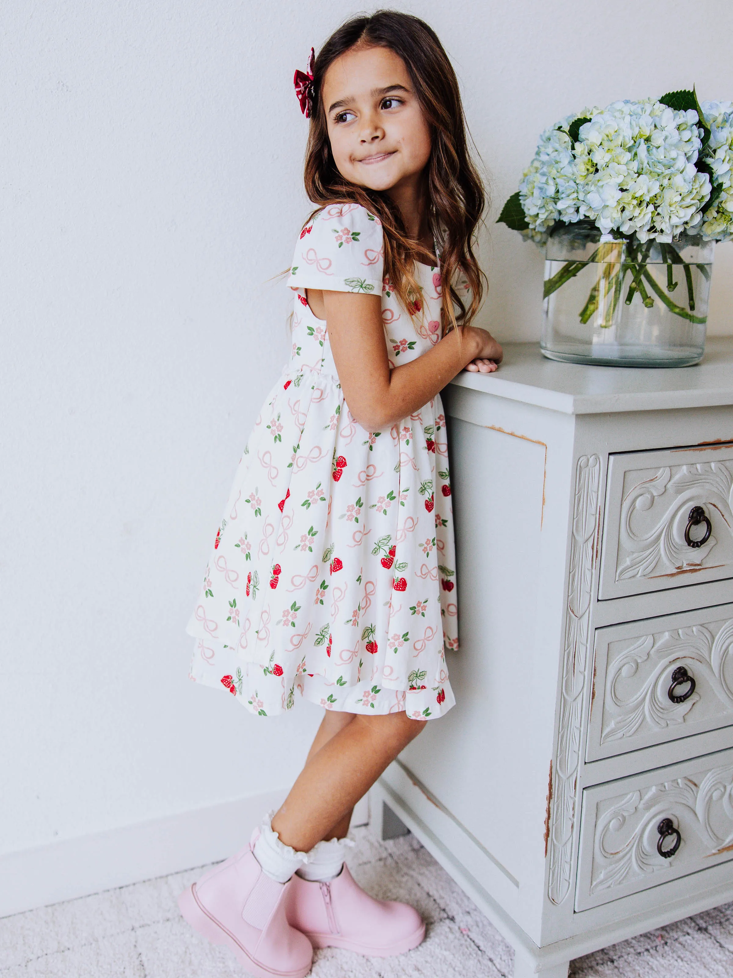 Hazel Dress - Sweet Berry Bows