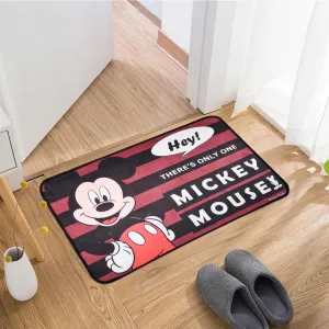 Heart Home Disney Mickey Door Mat | Floor Door Mat | Door Entrance Mat | Anti-Slip Door Mat | Door Mats for Outdoor & Indoor | Door Mat for Living Room |Maroon