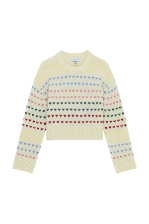 Heart Intarsia Knit Jumper