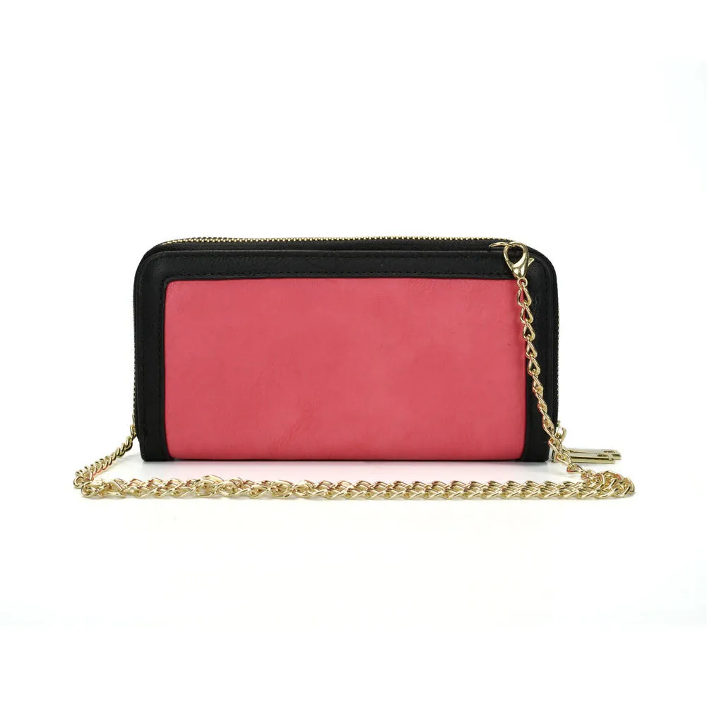 Heartless Nude Pink Bow Tech Purse