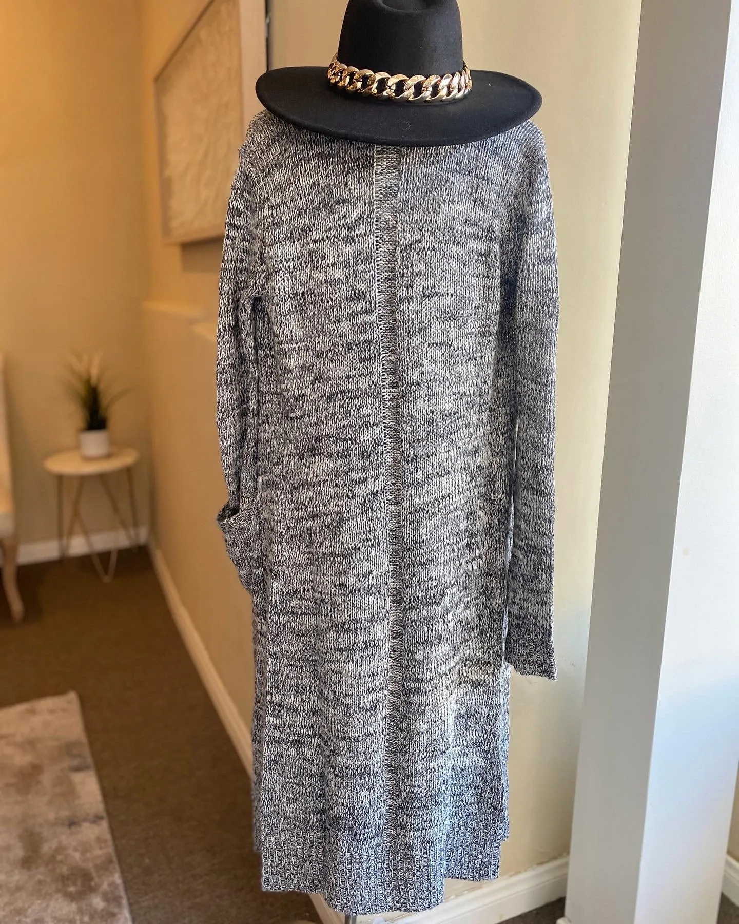 Heather Grey Duster