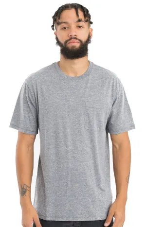 Heather Grey Pocket Tee by Brixton
