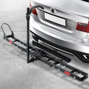 Heavy-Duty Motorcycle Hitch Carrier Ramp 500lbs - Giantz