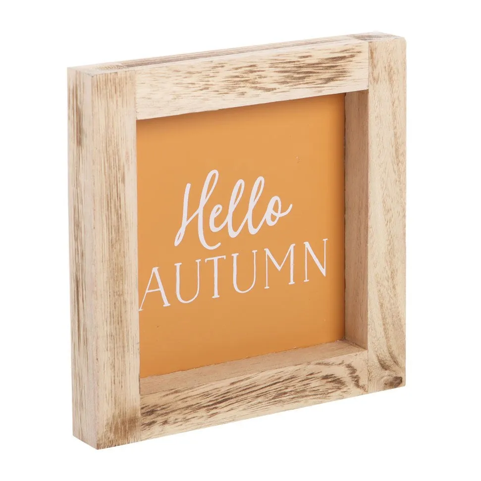 Hello Autumn Sign