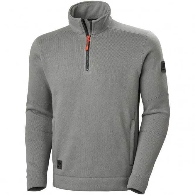 Helly Hansen Kensington Half Zip Fleece Grey Navy Black 72251