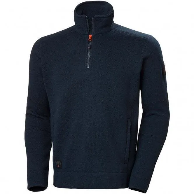 Helly Hansen Kensington Half Zip Fleece Grey Navy Black 72251