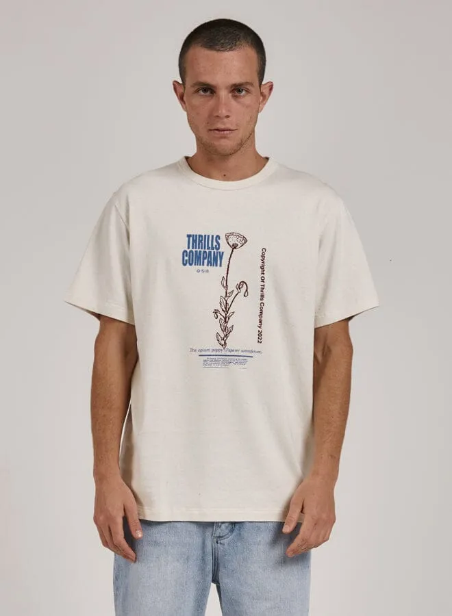 Hemp Natural Effects Merch Fit Tee - Unbleached