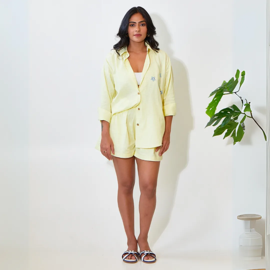 HempZero Limon Lounge Set with Shorts