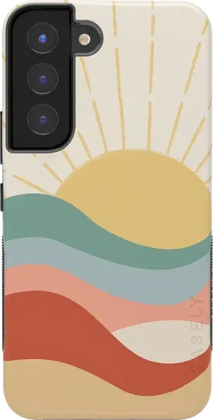 Here Comes the Sun | Colorblock Sunset Samsung Case