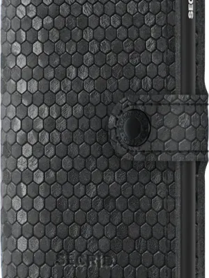 Hexagon Black Miniwallet