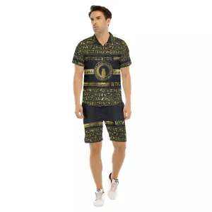 HIEROGLYPH DELUXE Men's Short Sleeve Shirt Sets