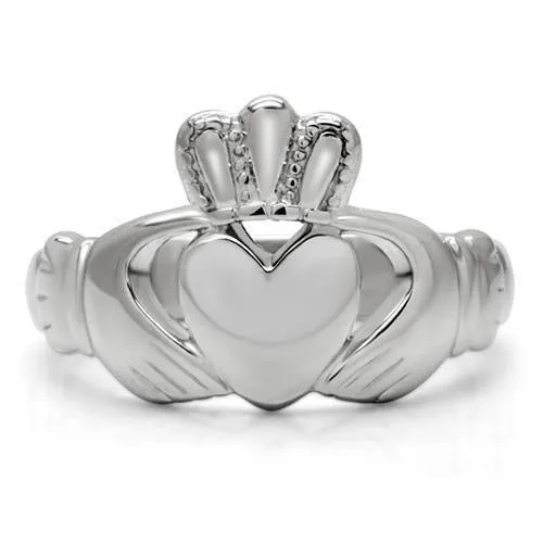 High polished (no plating) Stainless Steel Ring with No Stone for Women Style TK160